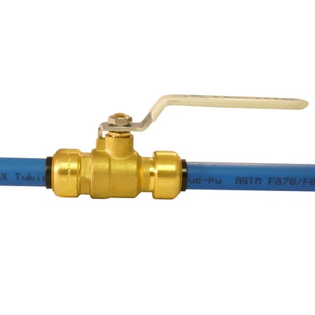 Tectite By Apollo 1/2 in. Brass Push-to-Connect Ball Valve FSBBV12
